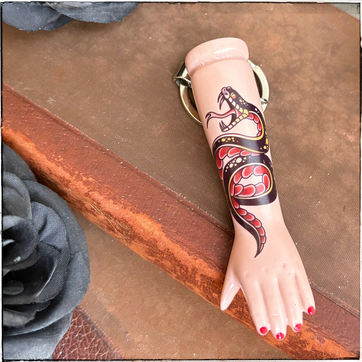 Doll Arm Key Ring - Snake
