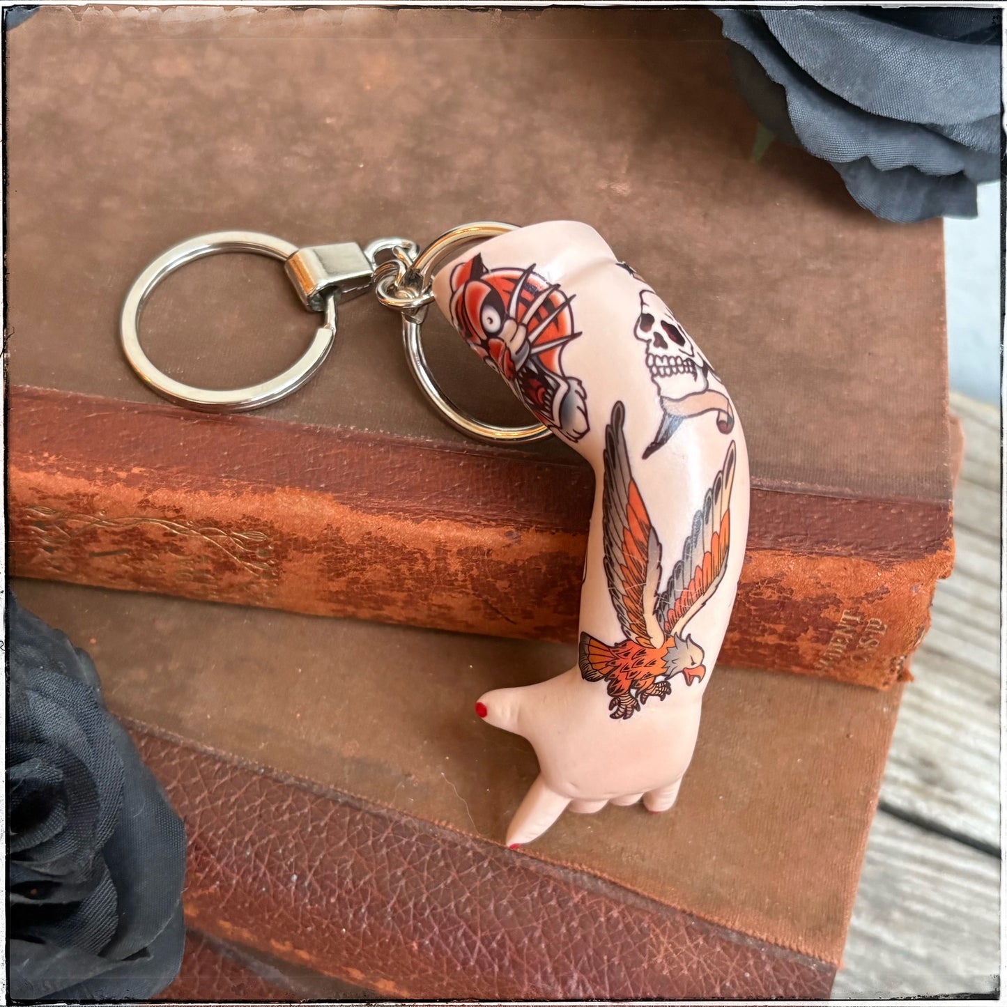 Large Doll Arm Key Ring - Lucky