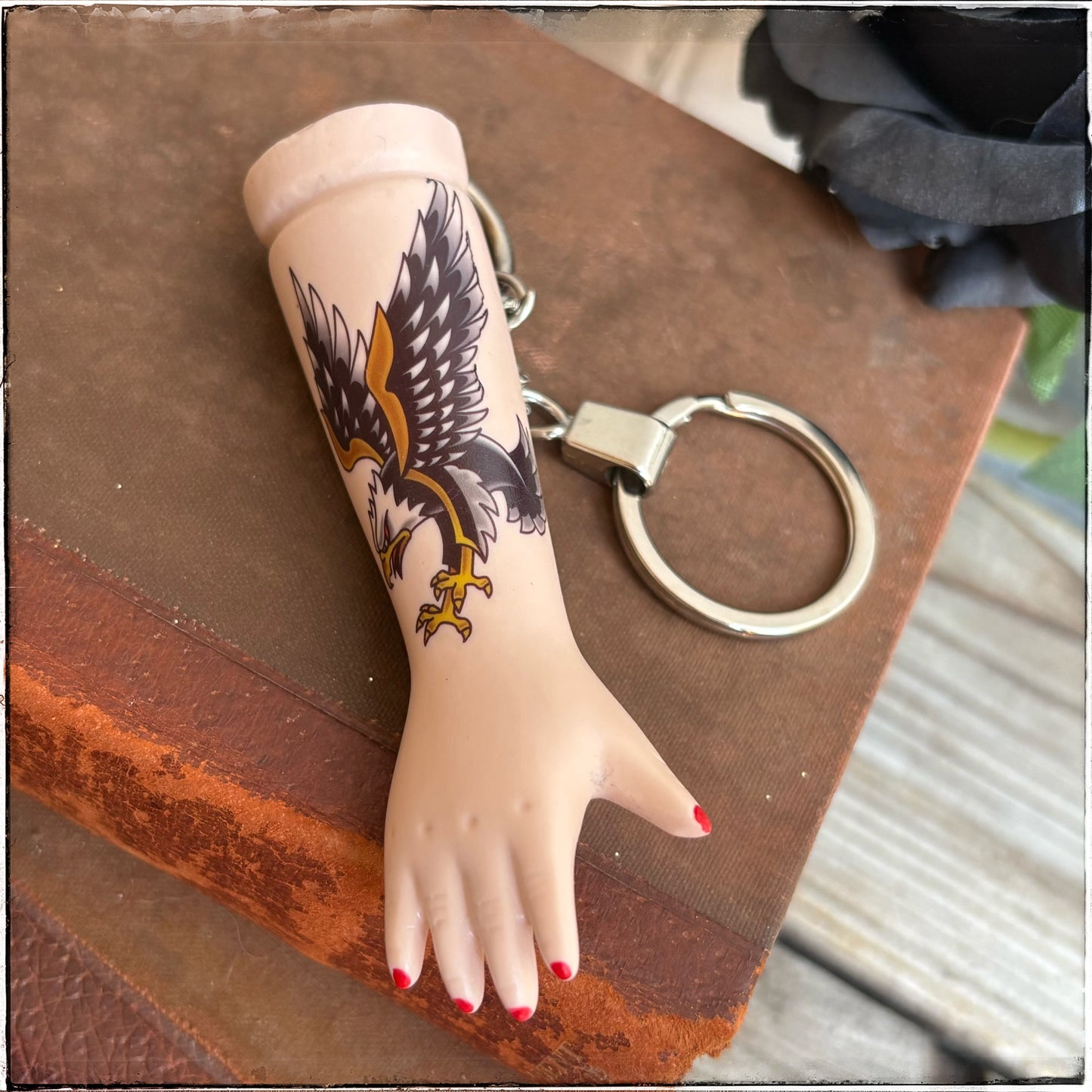 Doll Arm Key Ring - Eagle