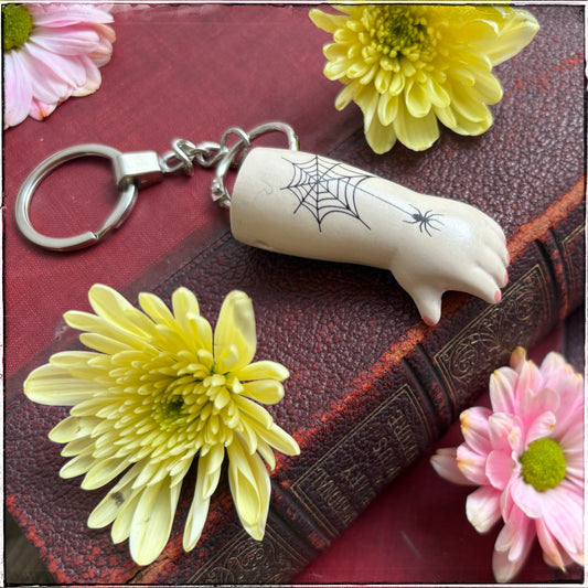Doll Arm Key Ring - Spiderweb