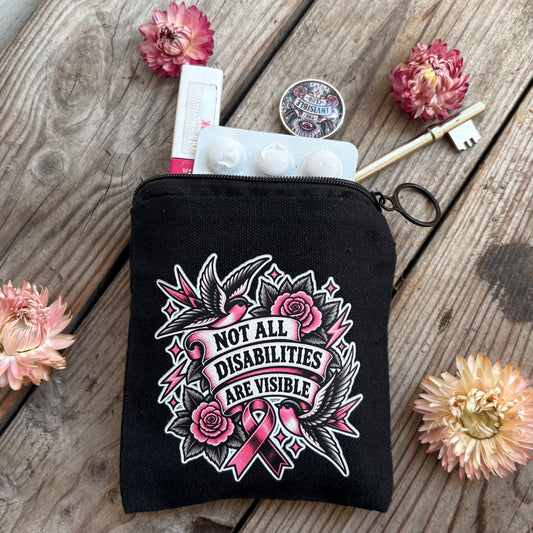 Cotton Purse - Not All Disabilities Are Visible