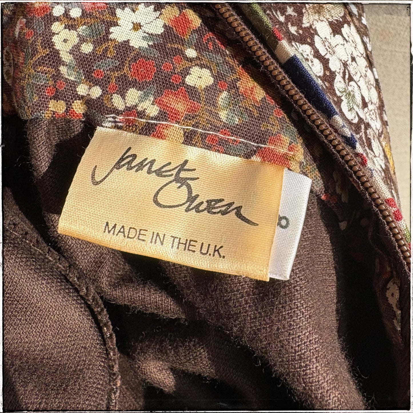 Vintage 70s Janet Owen Velvet Midi Dress