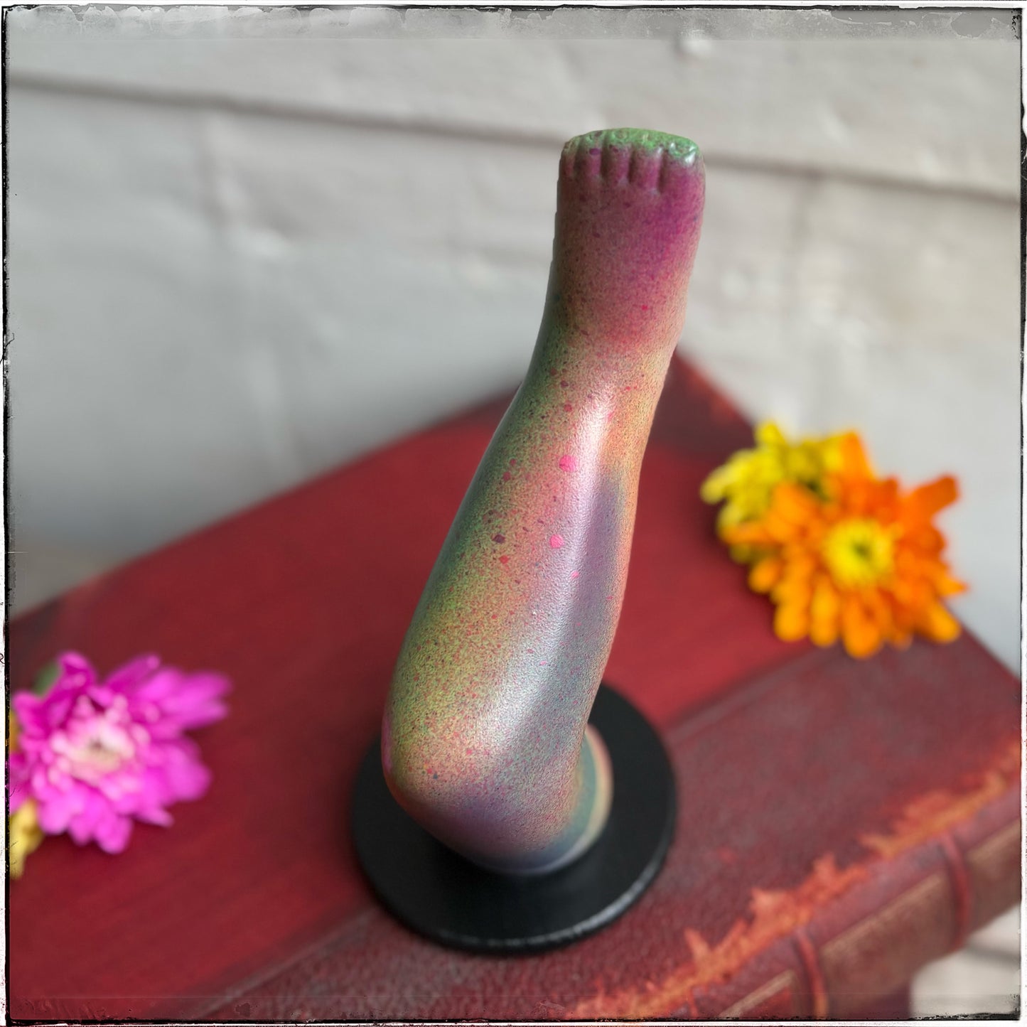 Large Doll Leg Jewellery Holder - Sherbet Rainbows