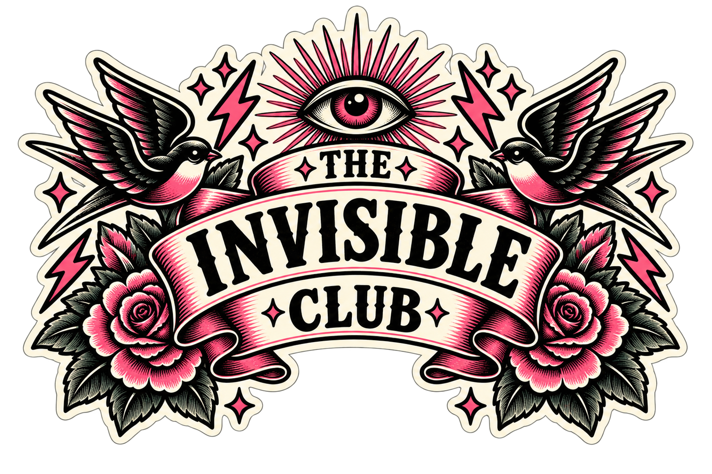 Sticker
The Invisible Club
6cm x 6cm