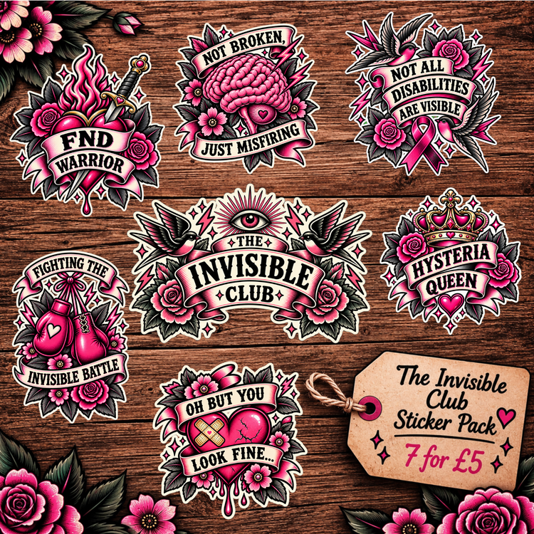 The Invisible Club Stickers