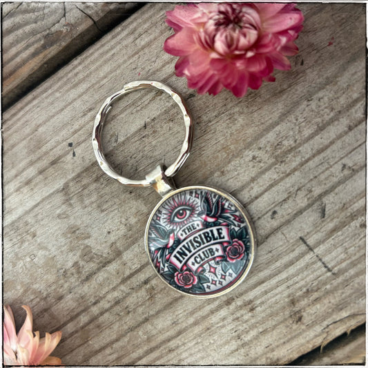 The Invisible Club Keyring
