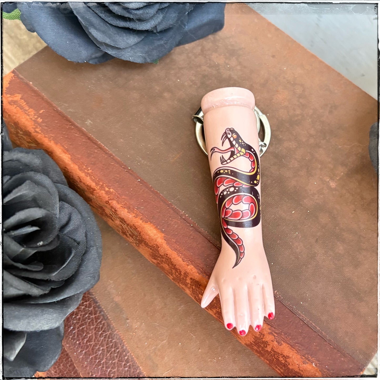 Doll Arm Key Ring - Snake