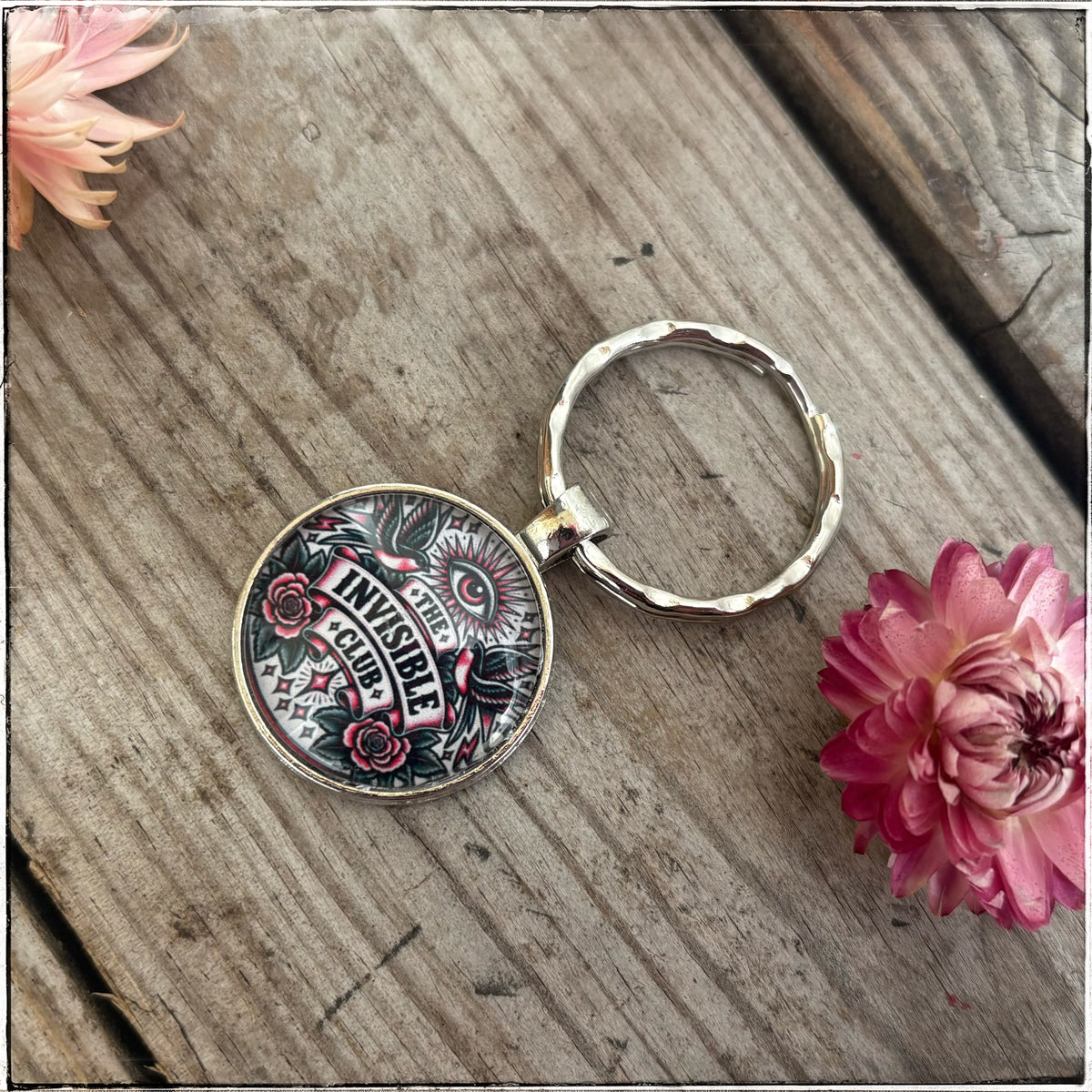 The Invisible Club Keyring