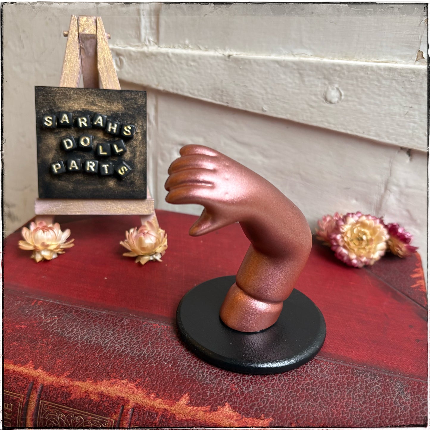 Small Doll Arm Jewellery Holder - Rose Gold