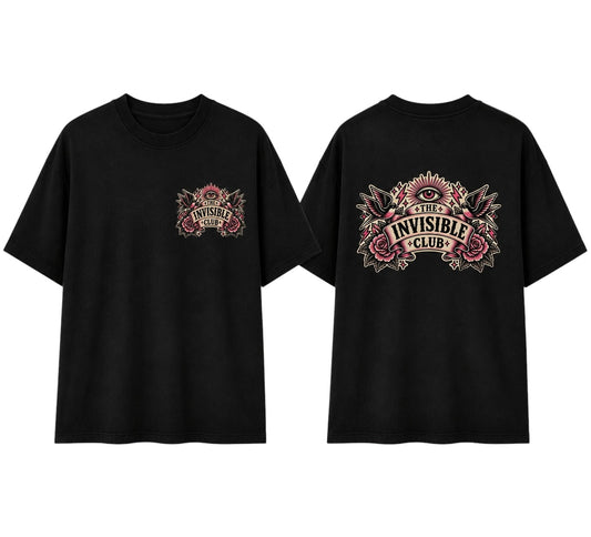 Black Tee -  The Invisible Club