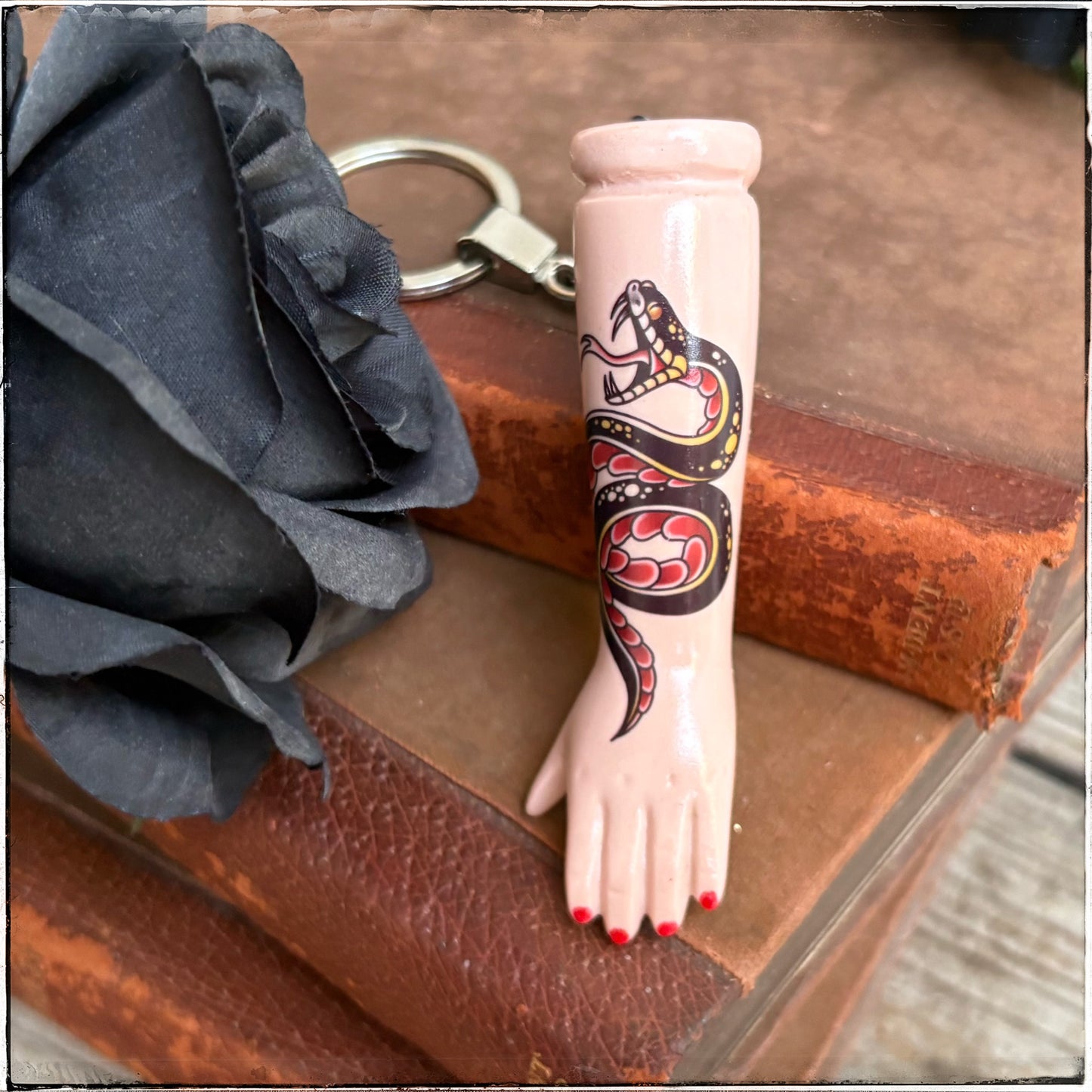 Doll Arm Key Ring - Snake