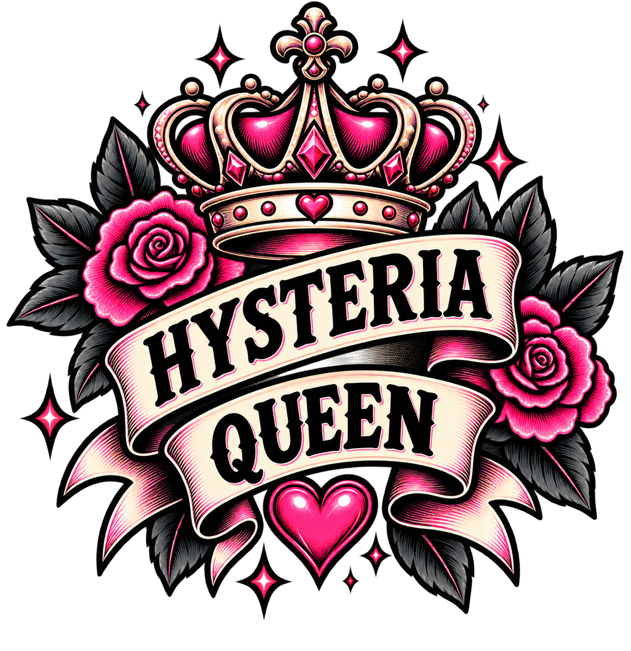 Black Vest - Hysteria Queen