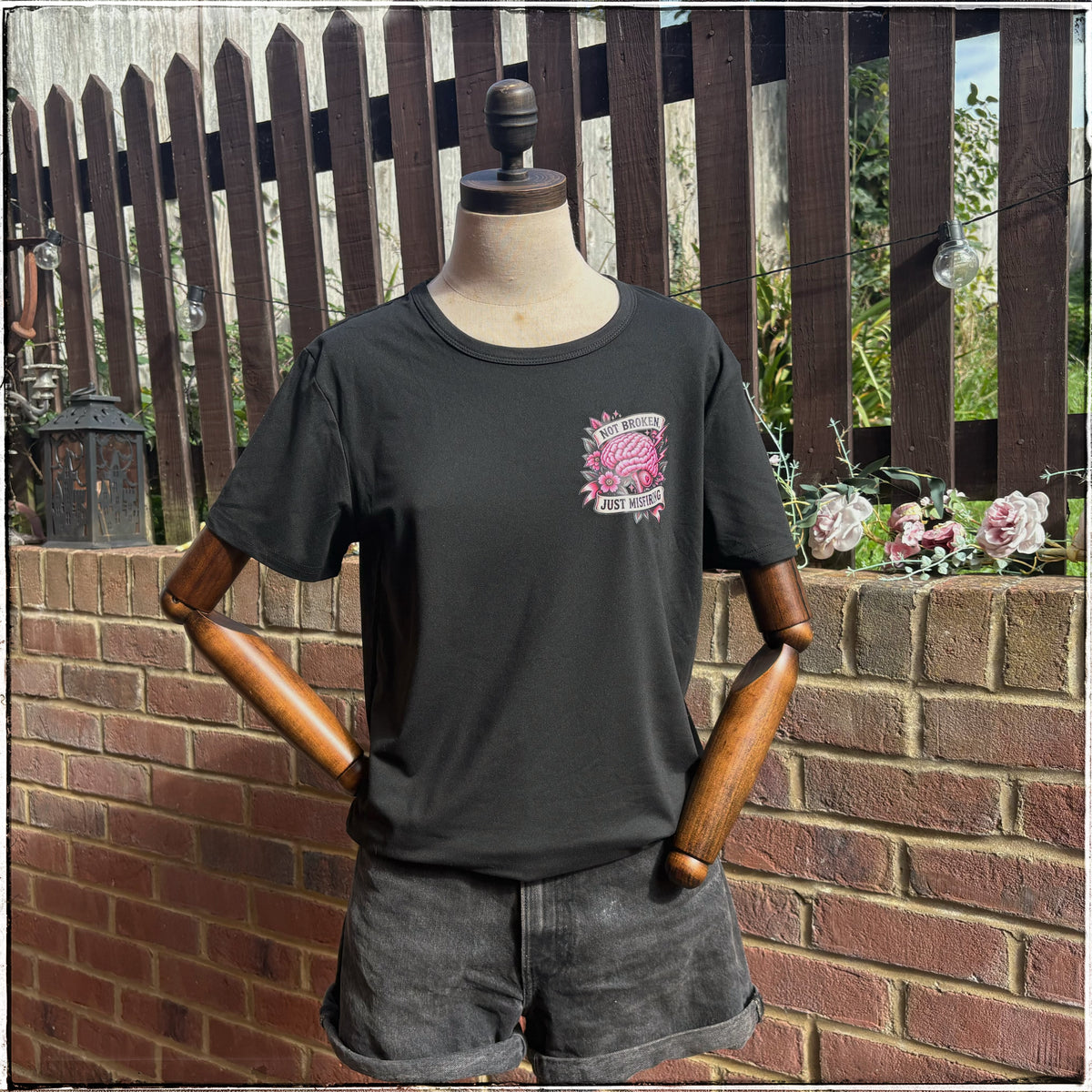 Black  Tee - Not Broken, Just Misfiring