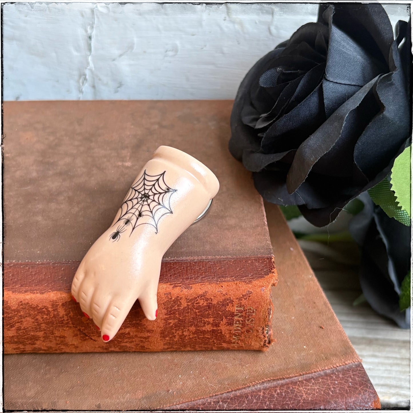 Doll Arm Key Ring - Spiderweb