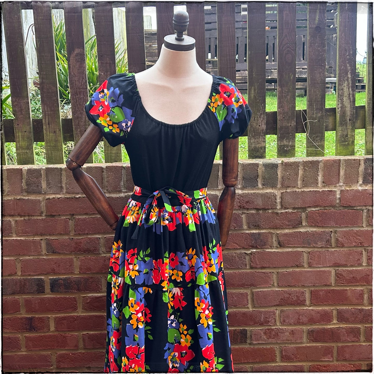 Vintage 70s Samuel Sherman Maxi Dress