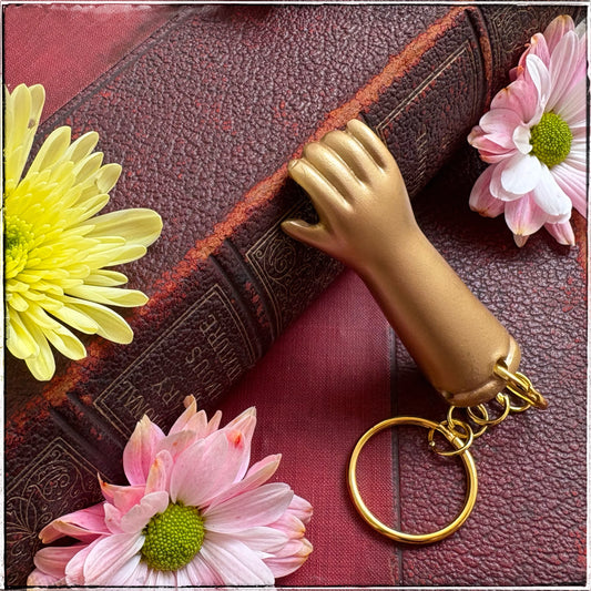 Doll Arm Key Ring - Gold
