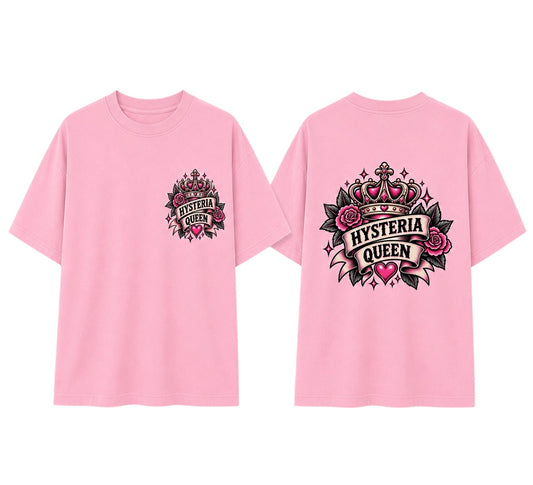 Pink Tee - Hysteria Queen