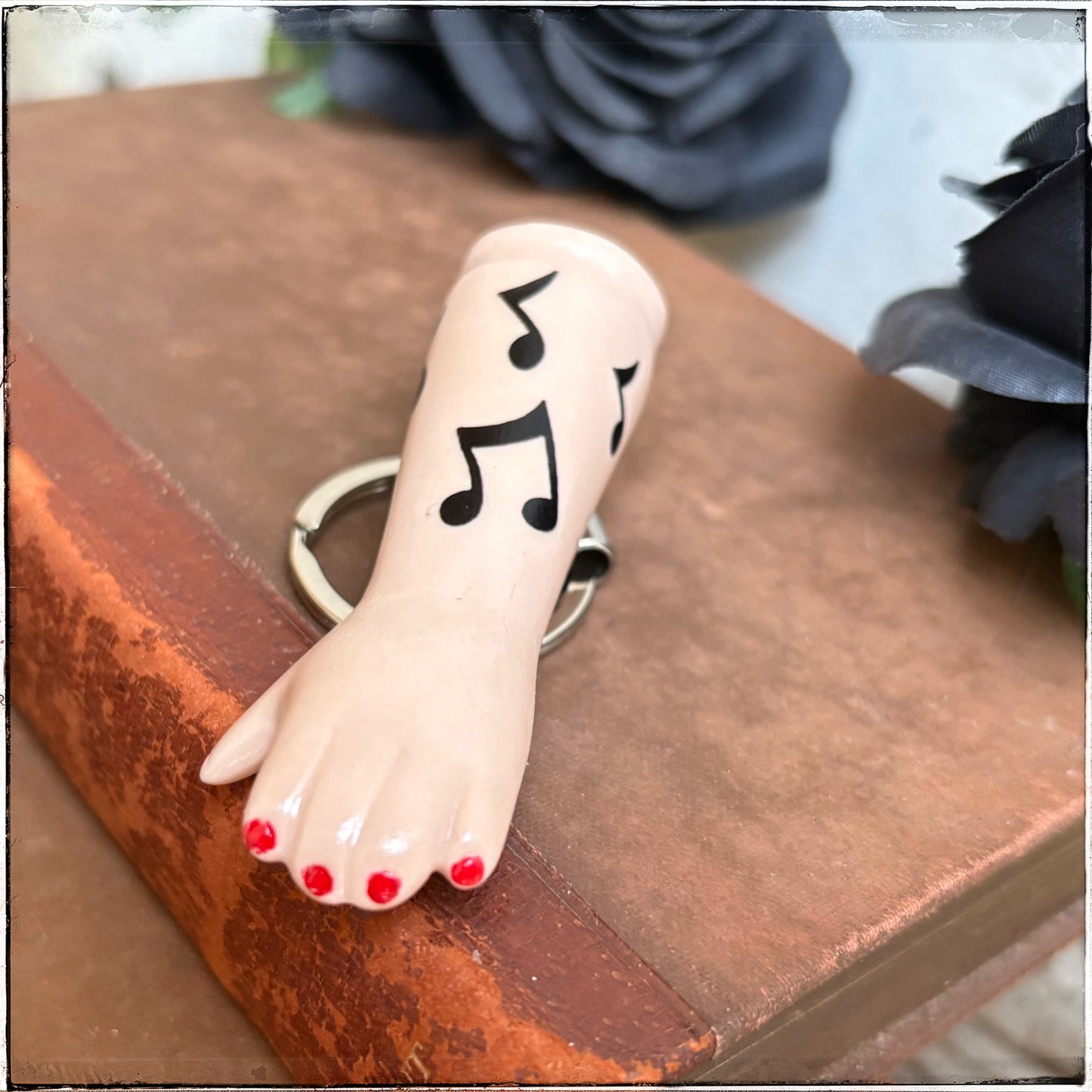 Doll Arm Key Ring - Music