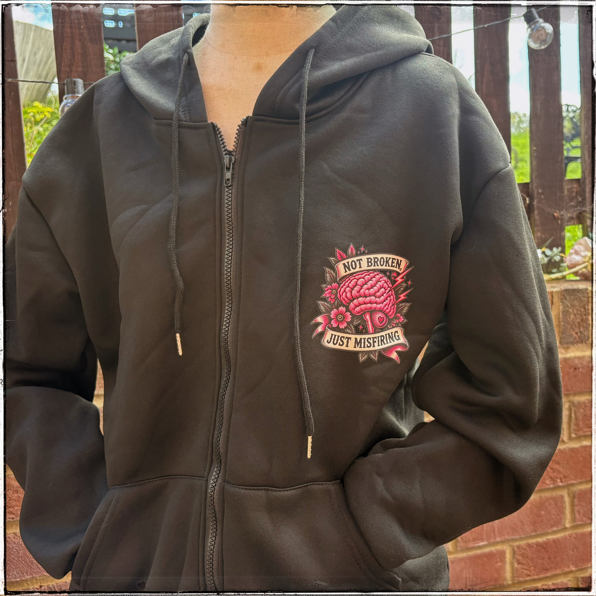 Black Hoody - Not Broken, Just Misfiring