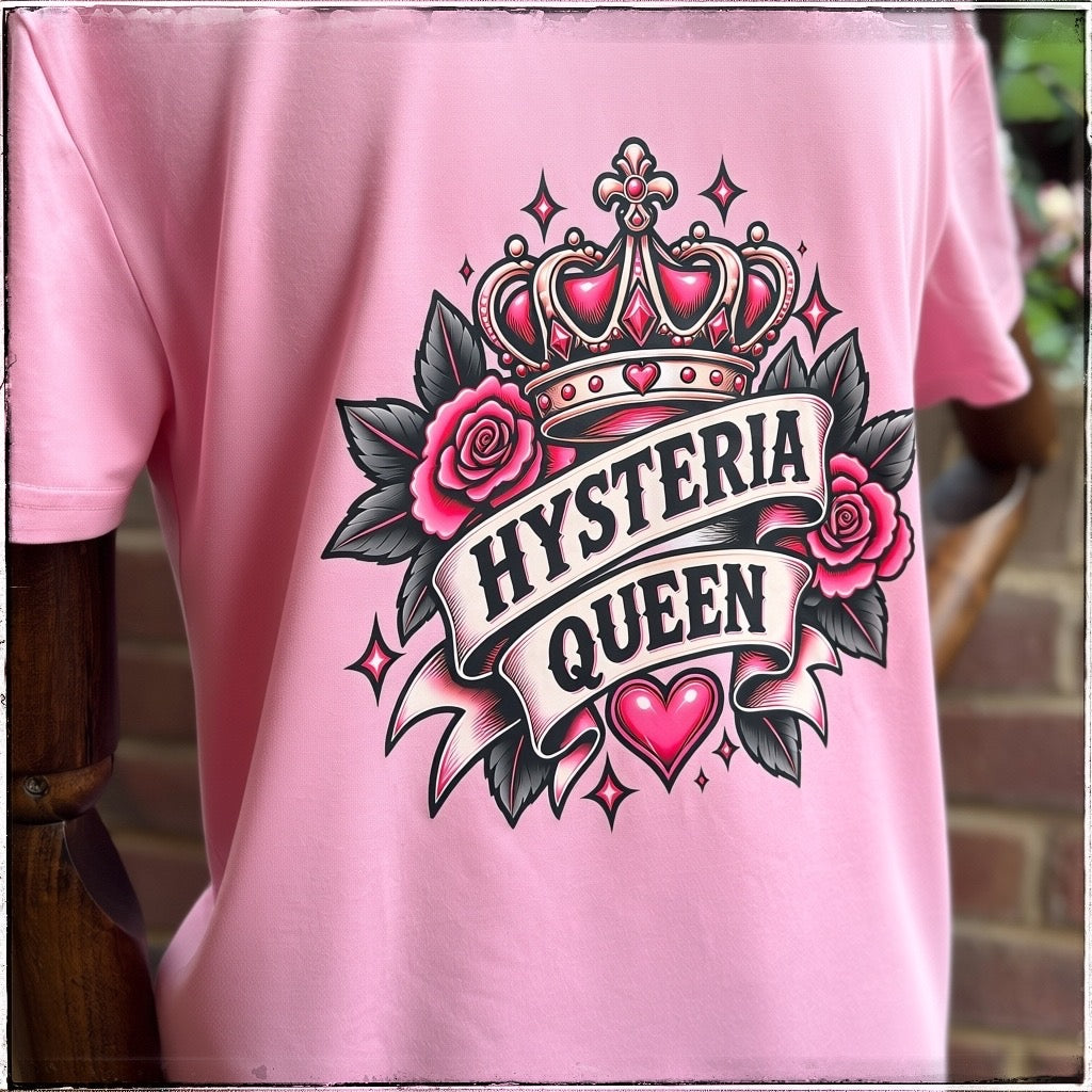 Pink Tee - Hysteria Queen