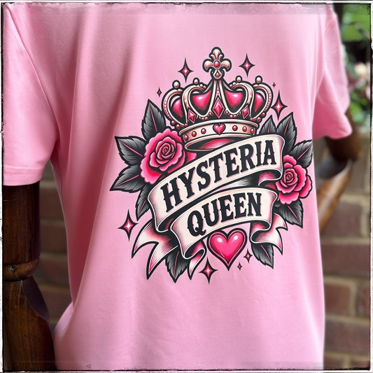 Pink Tee - Hysteria Queen