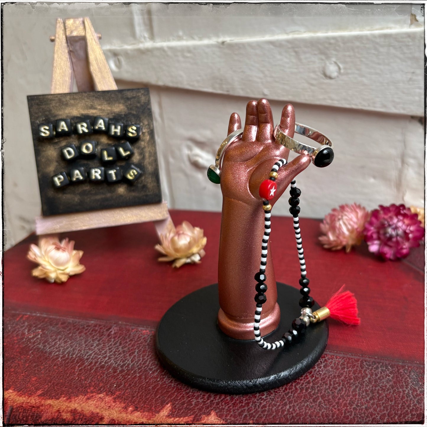 Small Doll Arm Jewellery Holder - Rose Gold
