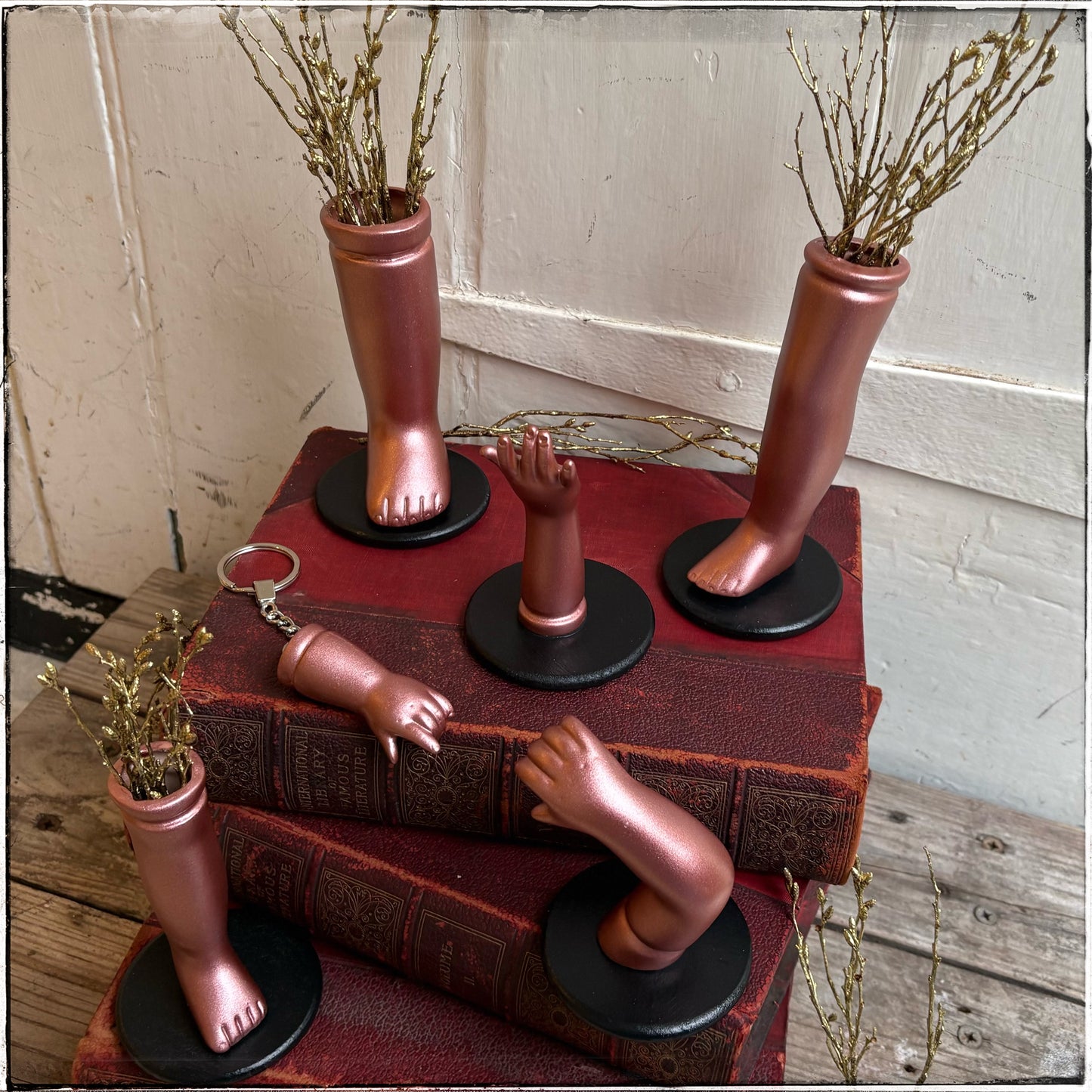 Small Doll Arm Jewellery Holder - Rose Gold
