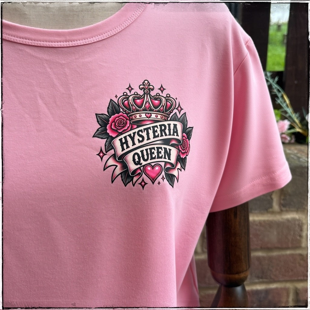 Pink Tee - Hysteria Queen