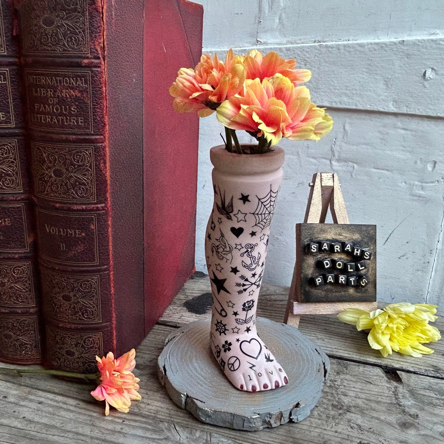 Doll Leg Vase - Sailor Jerry