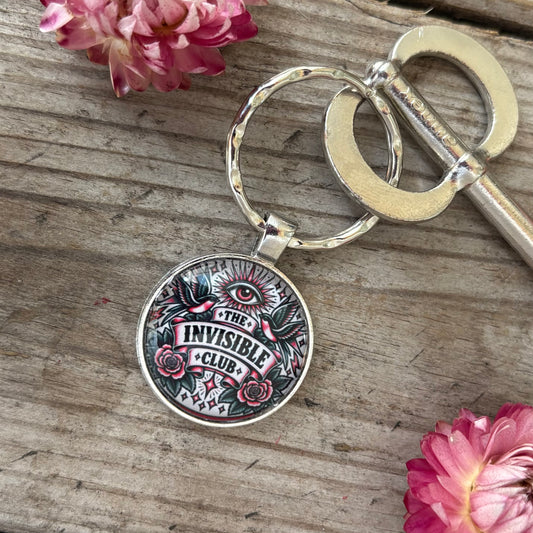 The Invisible Club Keyring