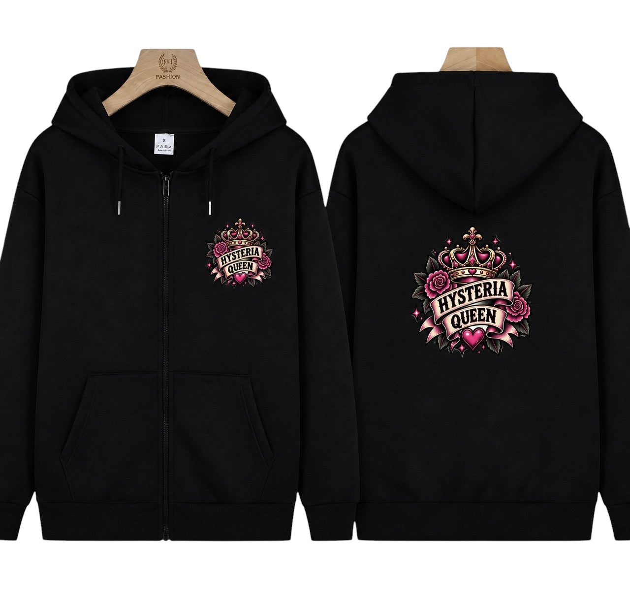 Black Hoody - Hysteria Queen