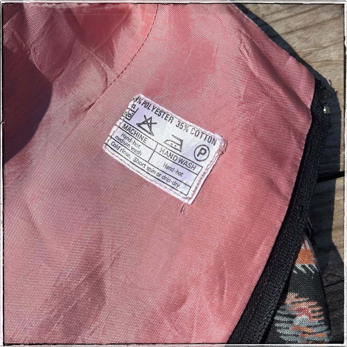 70s Vintage Geometric Print Maxi Dress