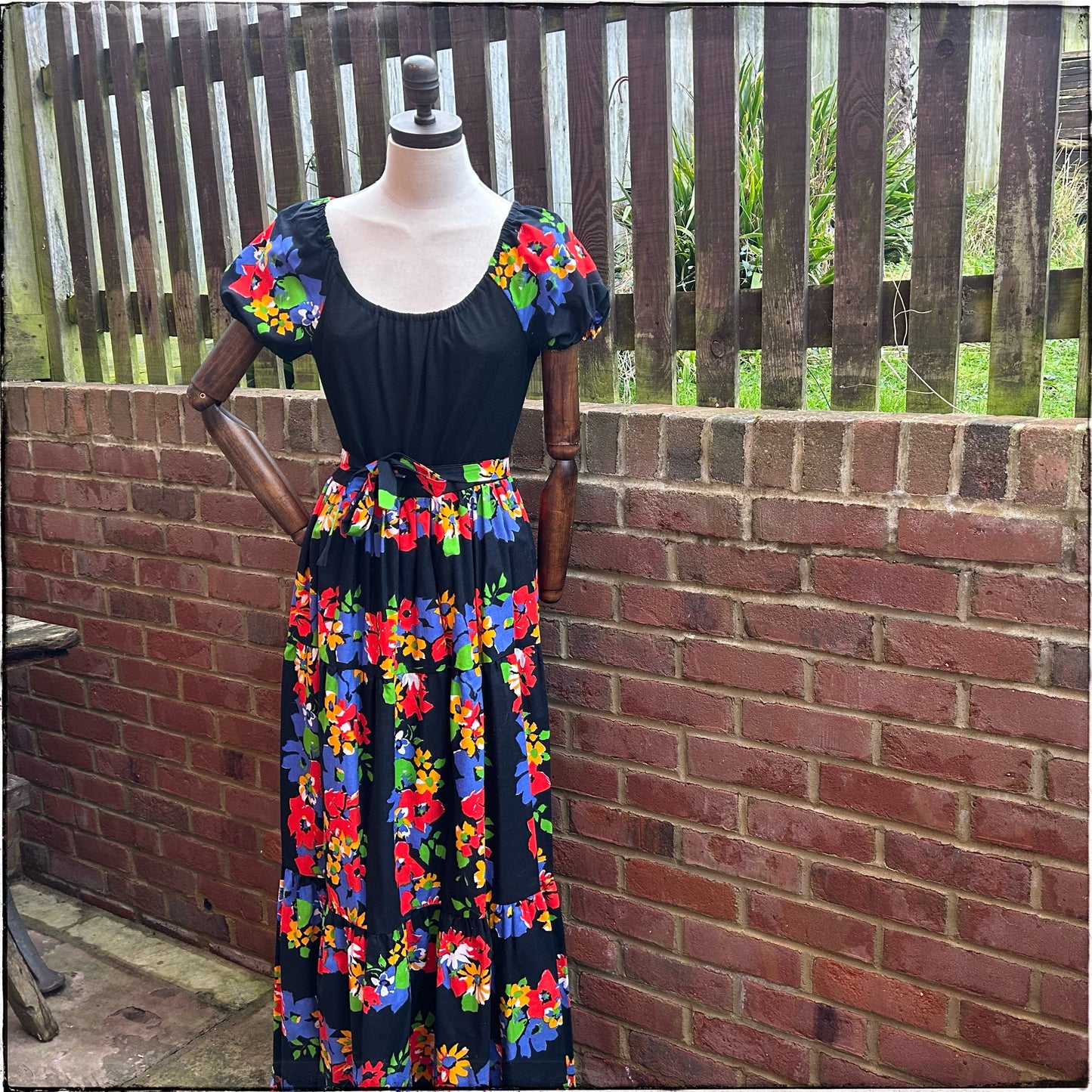 Vintage 70s Samuel Sherman Maxi Dress