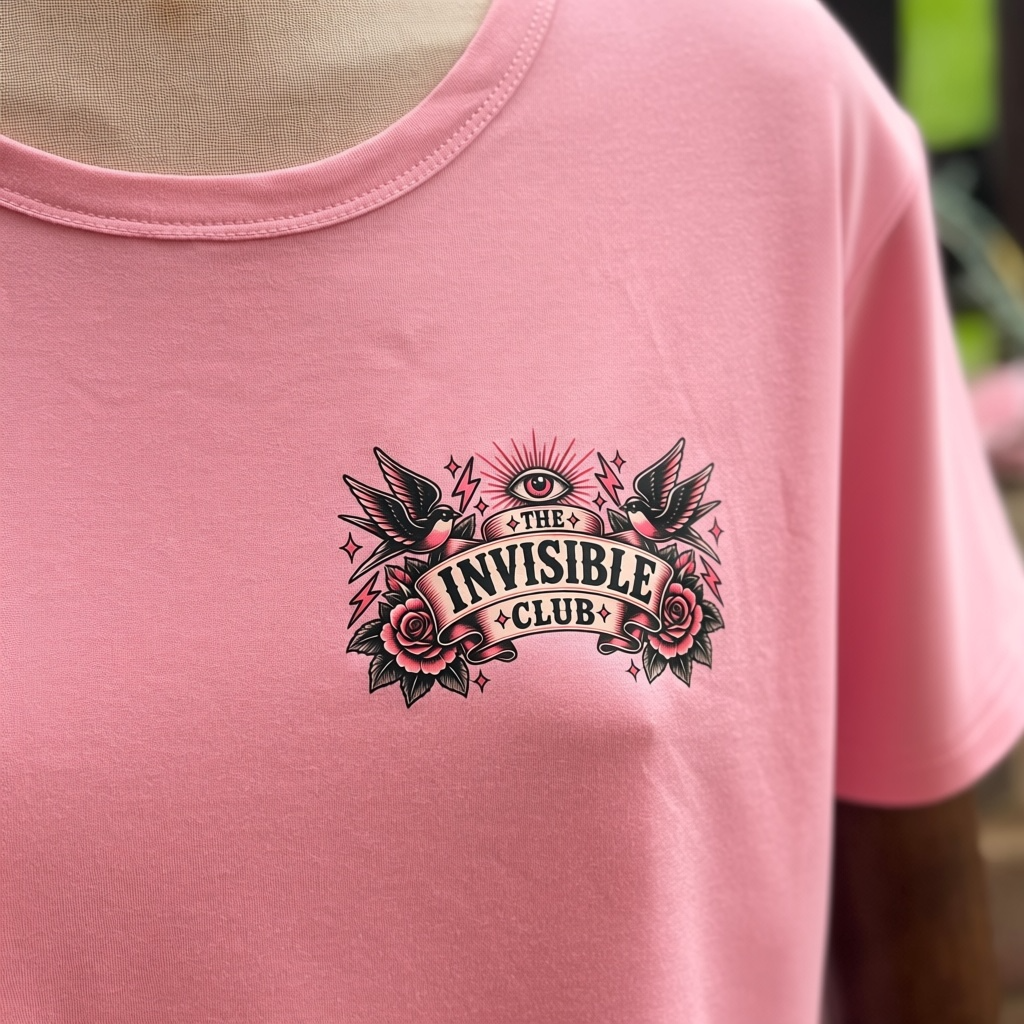 Pink Tee - The Invisible Club