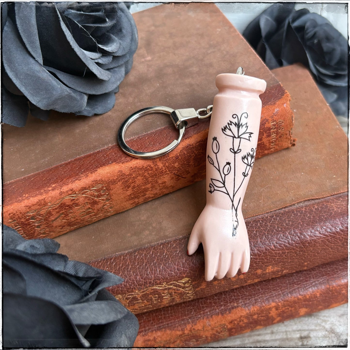 Doll Arm Key Ring - Spring