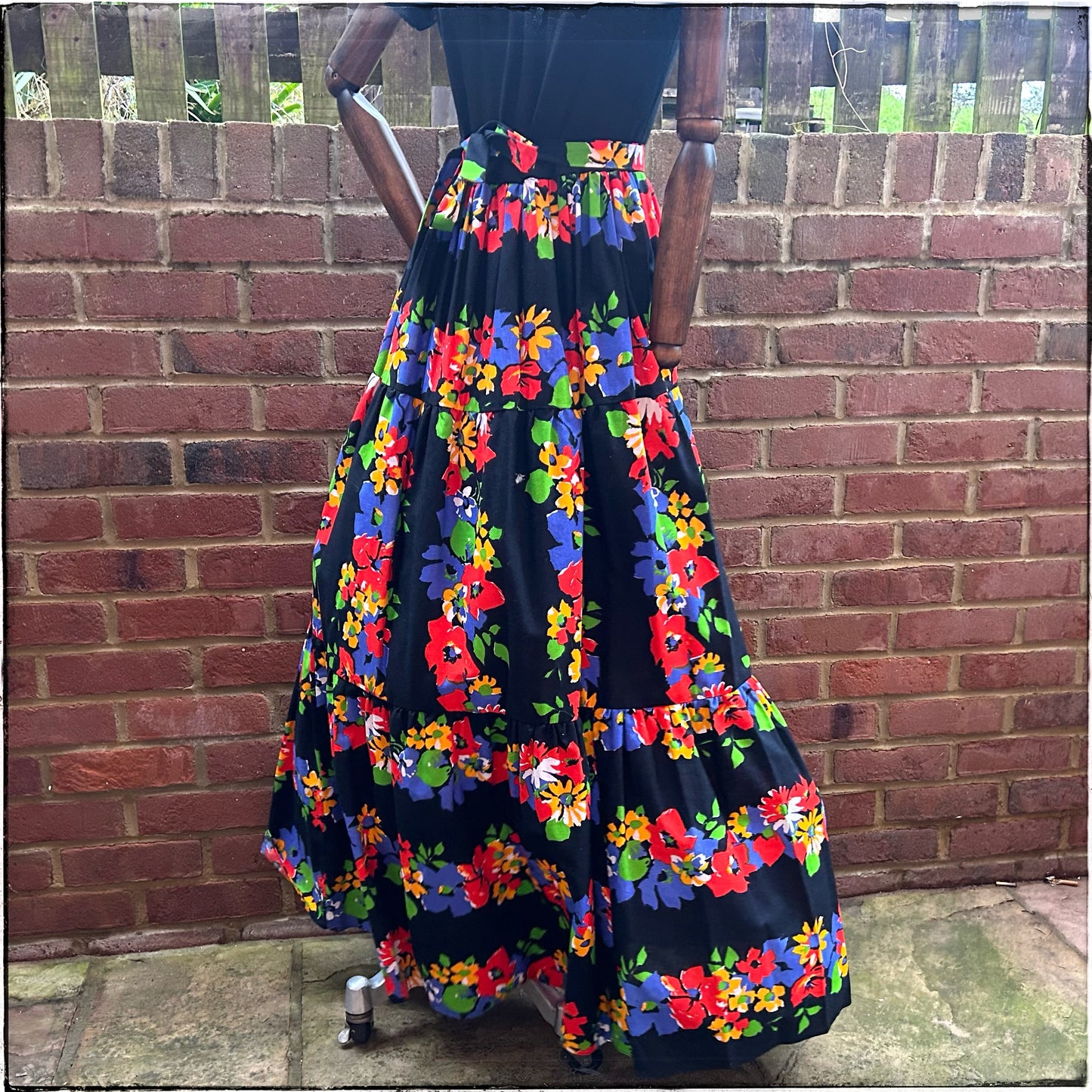 Vintage 70s Samuel Sherman Maxi Dress