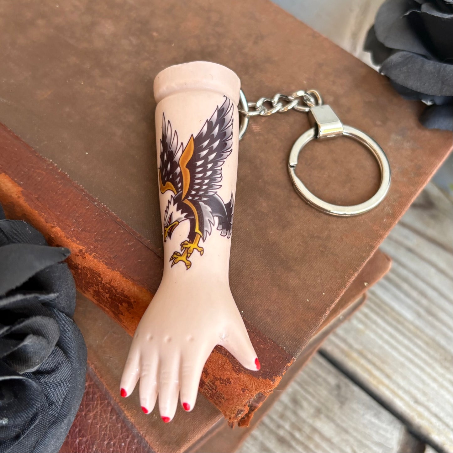 Doll Arm Key Ring - Eagle