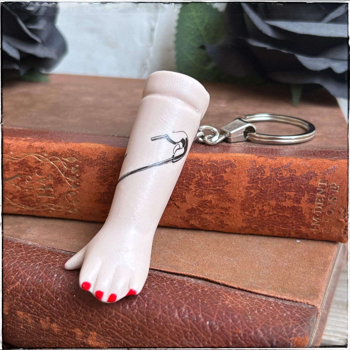 Doll Arm Key Ring - Safety-Pin