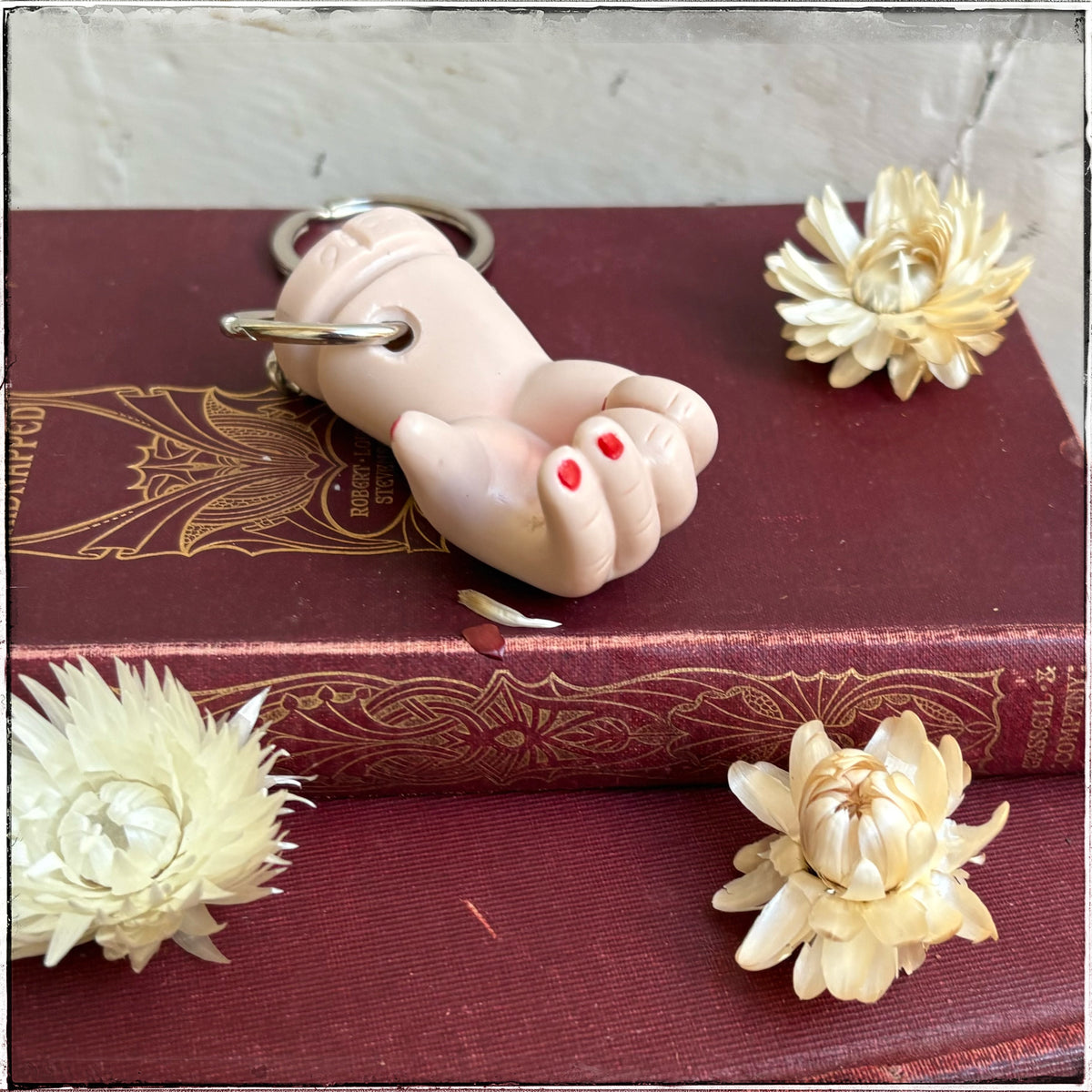 Porcelain Doll Arm Key Ring - Vamp