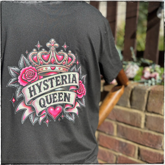 Black  Tee - Hysteria Queen