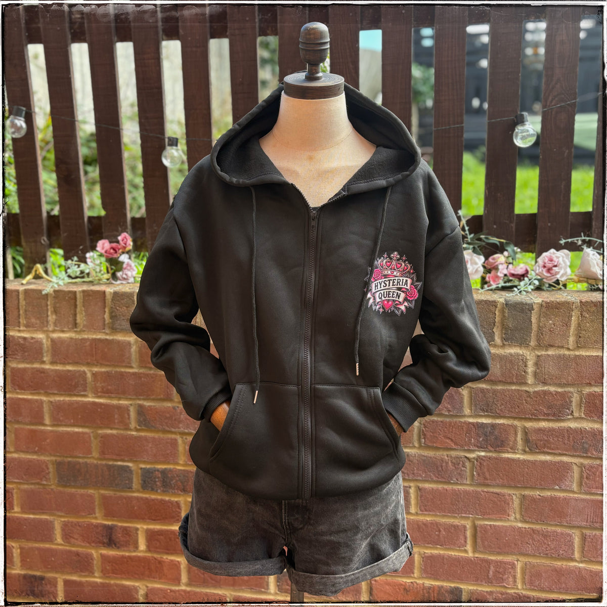 Black Hoody - Hysteria Queen
