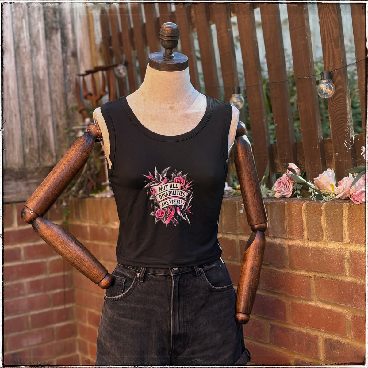 Black Vest - Not All Disabilities Are Visible