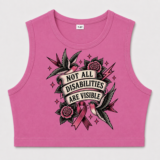 Pink Vest - Not All Disabilities