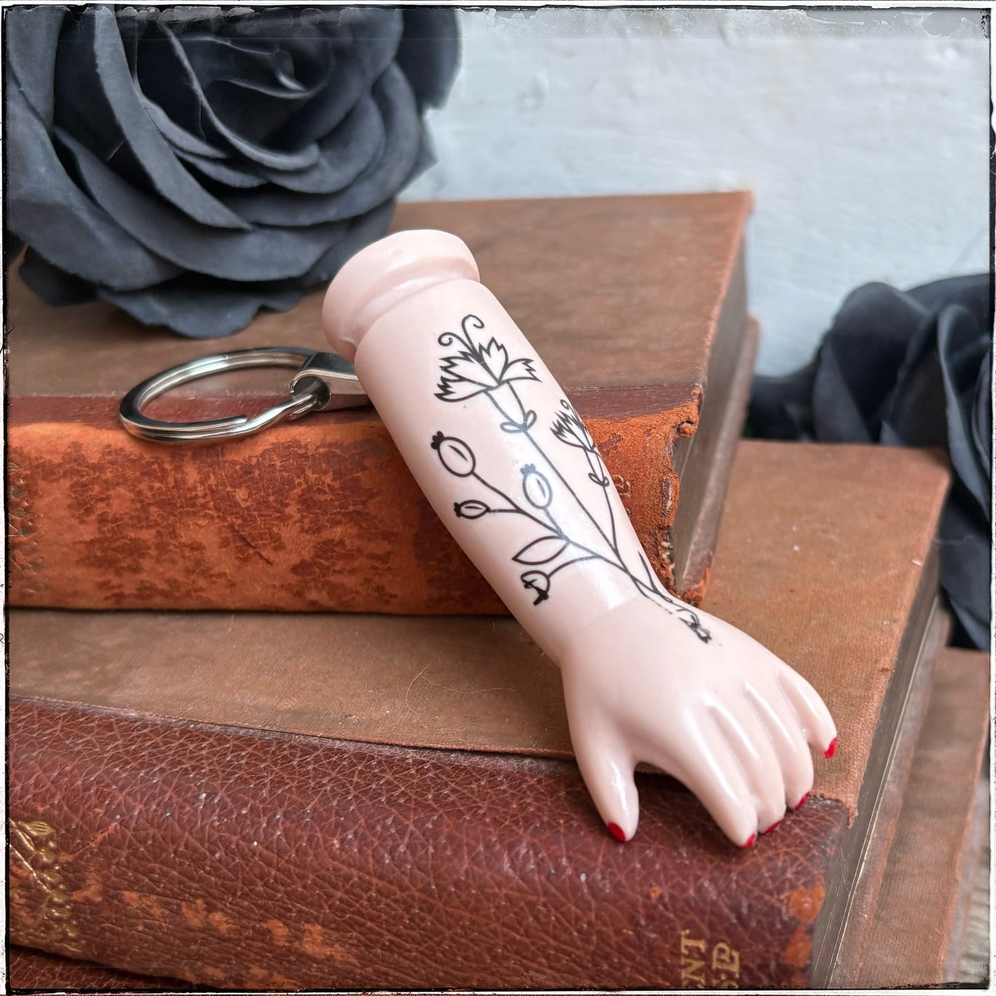 Doll Arm Key Ring - Spring