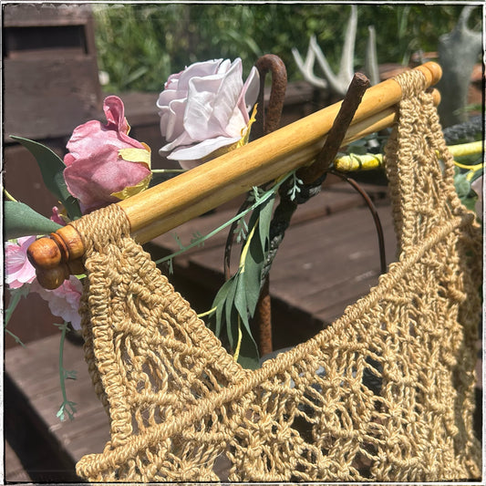 Vintage 70s Knitting Bag