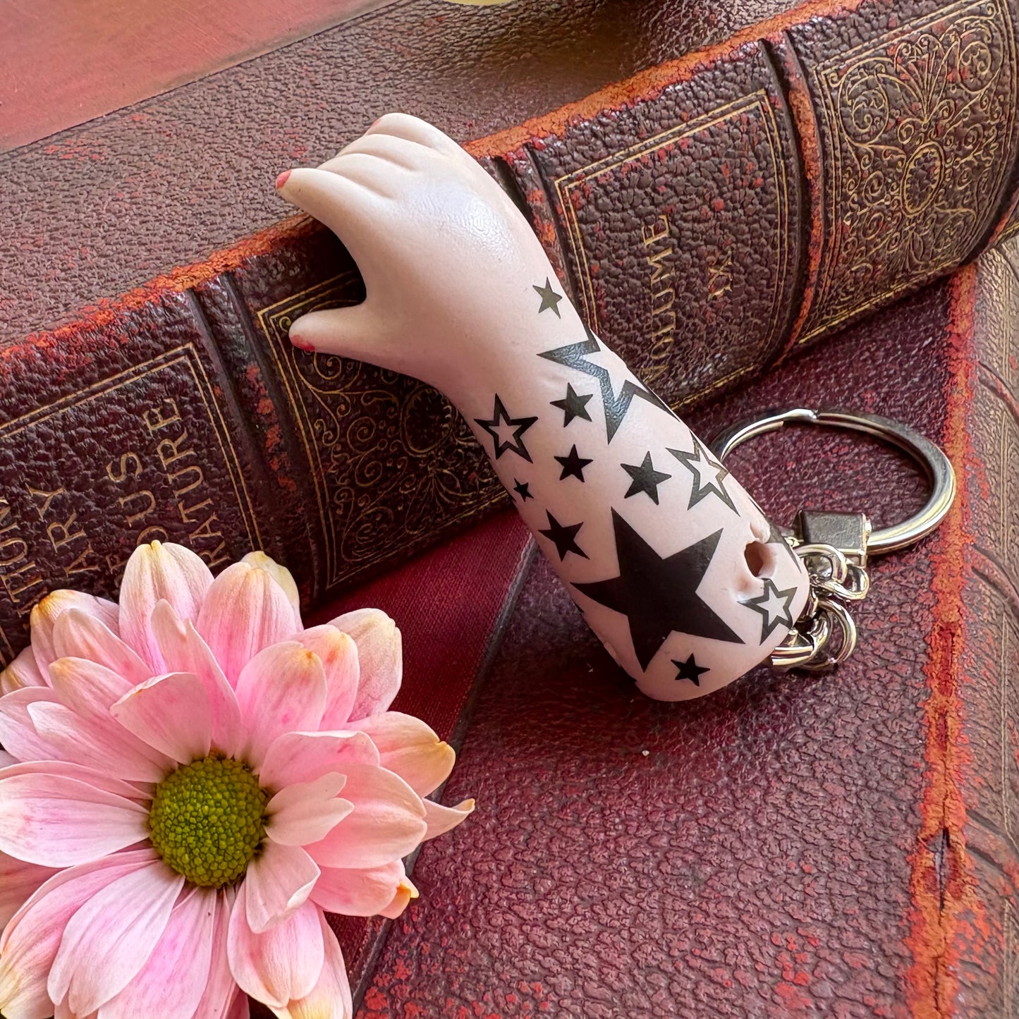 Doll Arm Key Ring - Stars