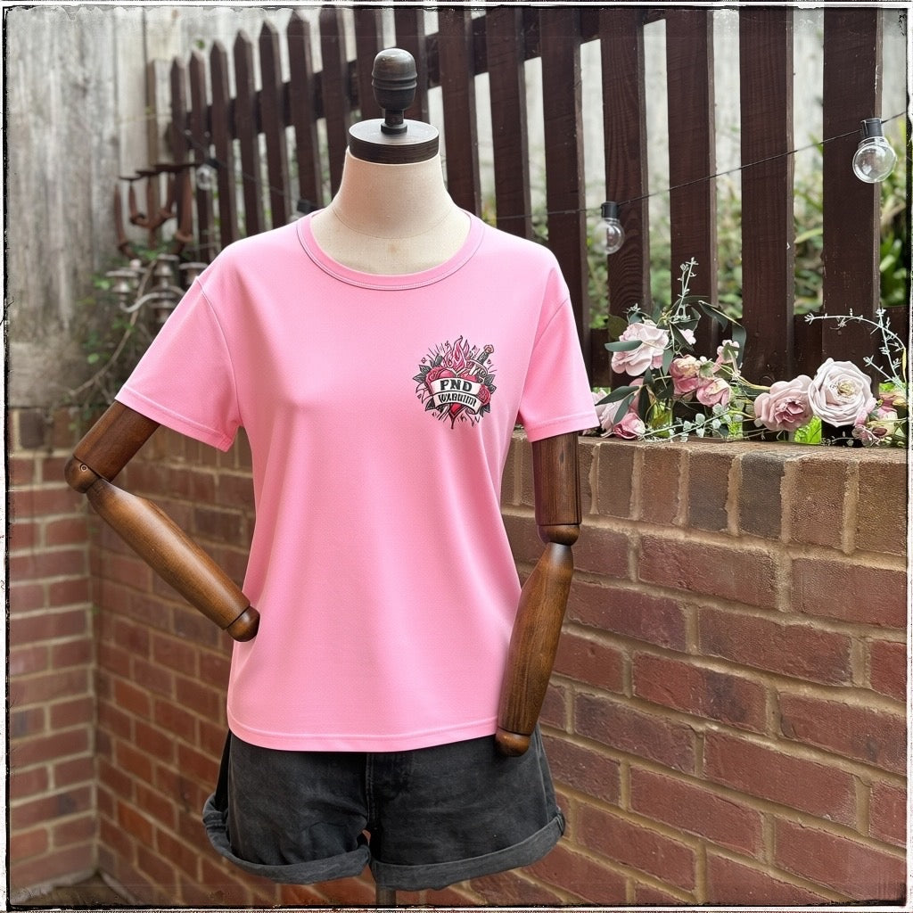 Pink Tee - FND Warrior