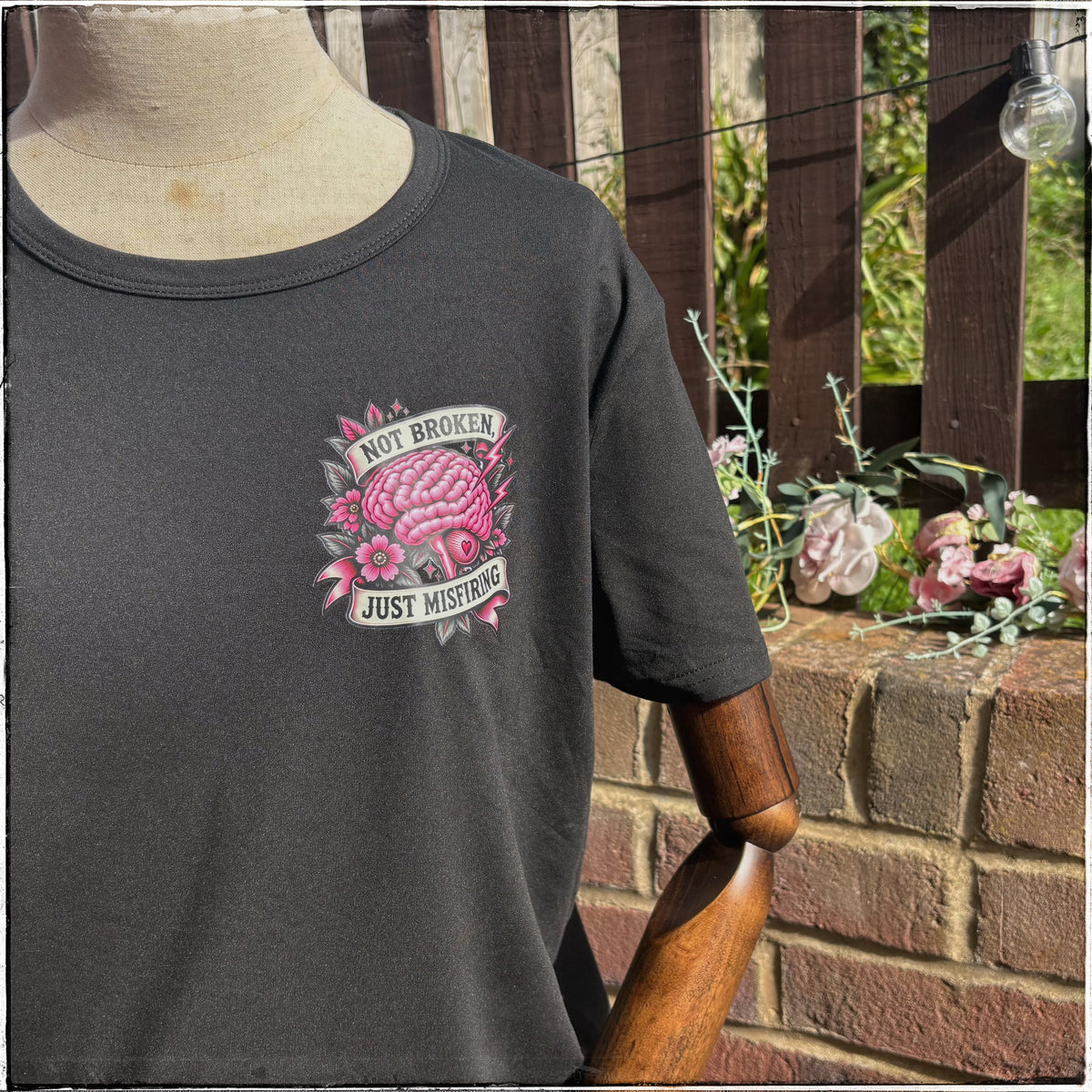 Black  Tee - Not Broken, Just Misfiring