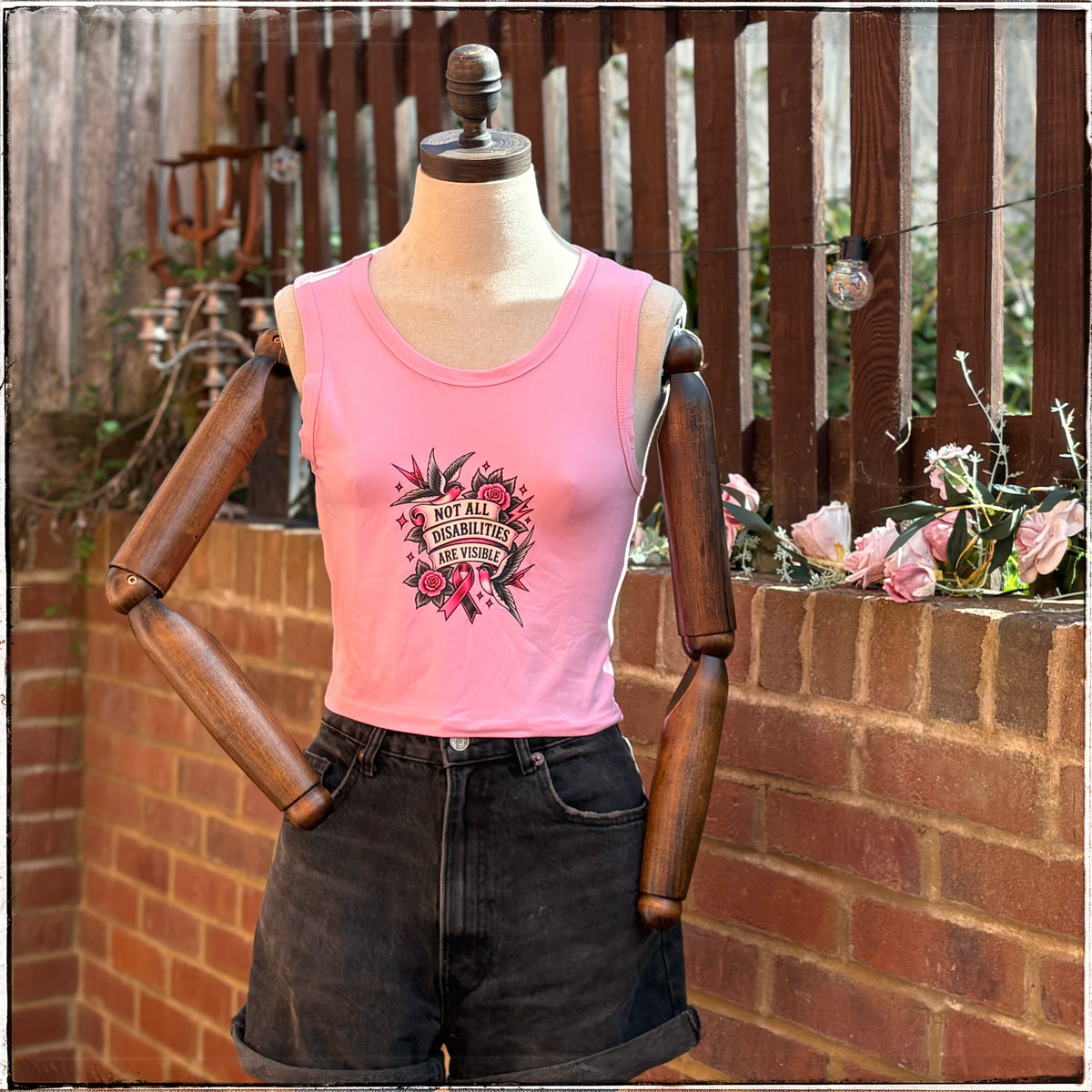 Pink Vest - Not All Disabilities