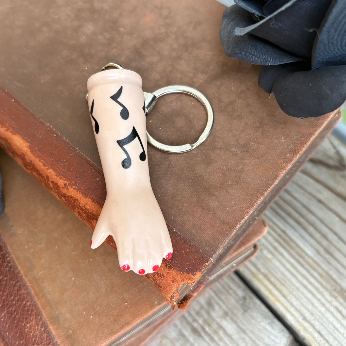 Doll Arm Key Ring - Music